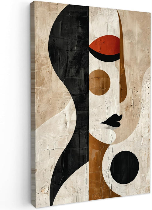 Large Abstract Woman Canvas Wall Art Modern Print 80x120cm Home Decor