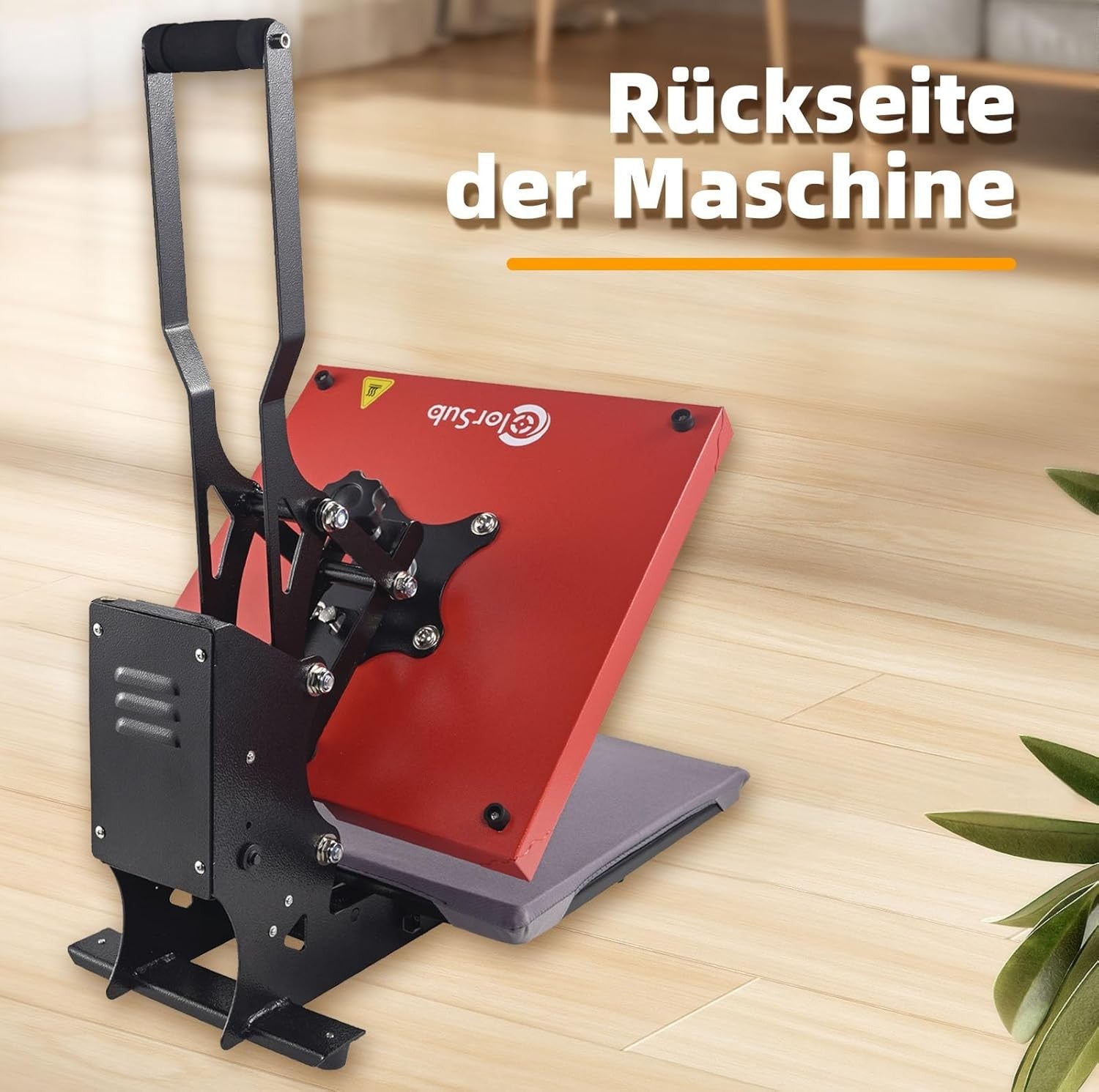 15x15 Heat Press Machine 1600W Digital Sublimation T-Shirt Press