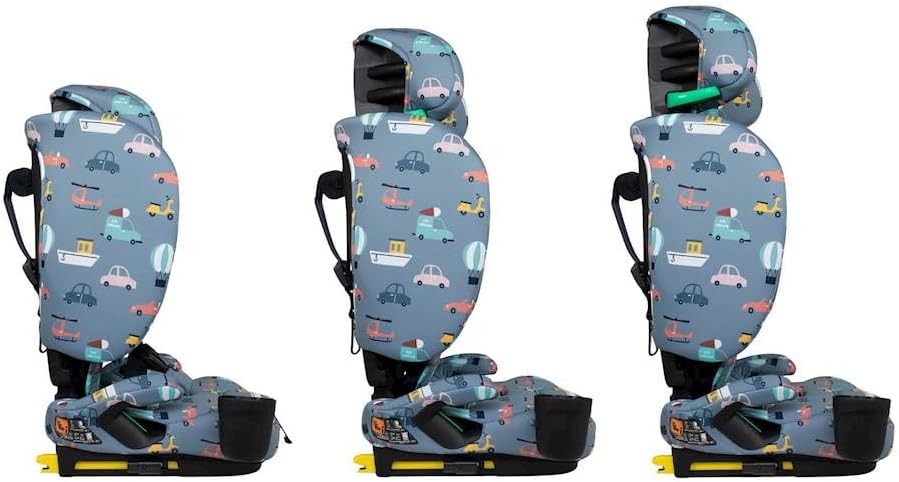 Foldable ISOFIX Child Car Seat 76–150cm Portable Travel Lightweight