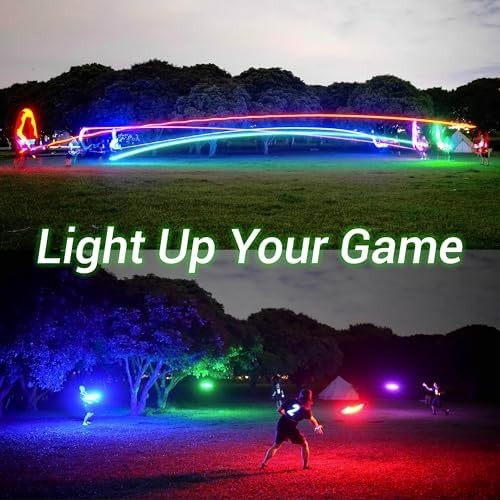TOSY RGB LED Flying Disc | 108 LEDs, Rechargeable, Smart Modes, Waterproof