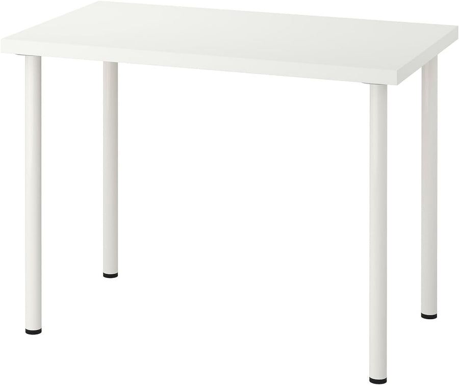 White Computer Desk 120x60cm Minimalist Office Home Study Table