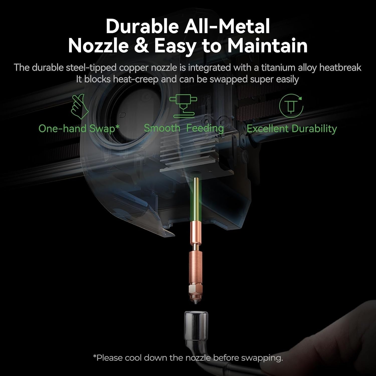 High Speed CoreXY 3D Printer 600mm/s Auto Level Direct Drive Tri Metal Nozzle