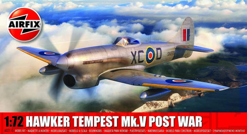 1:72 Scale Hawker Tempest Mk.V Model Kit – Post War Precision Plastic Plane