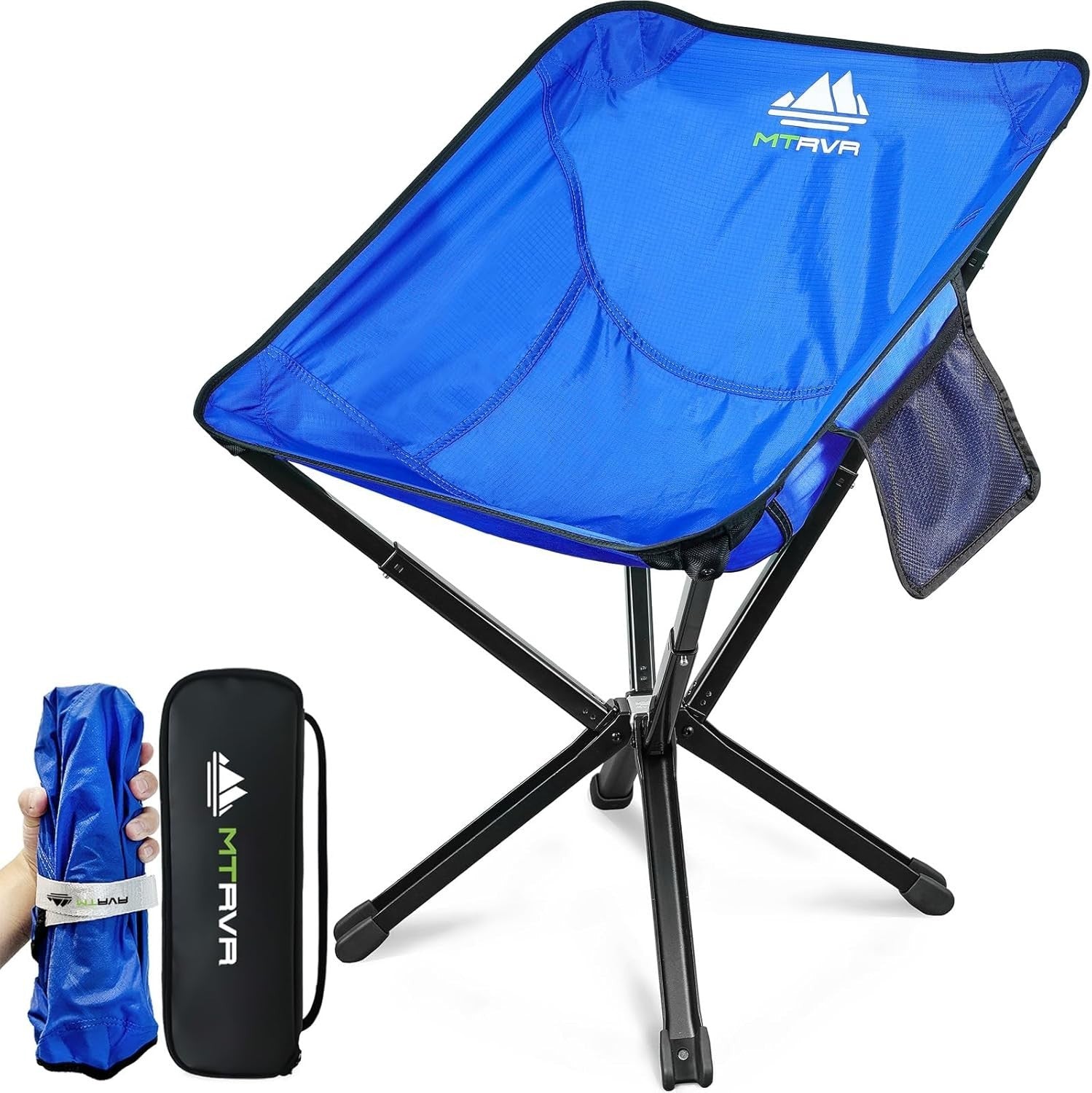 Lightweight Folding Camping Chair - Portable, Compact, Easy Carry, No Setup
