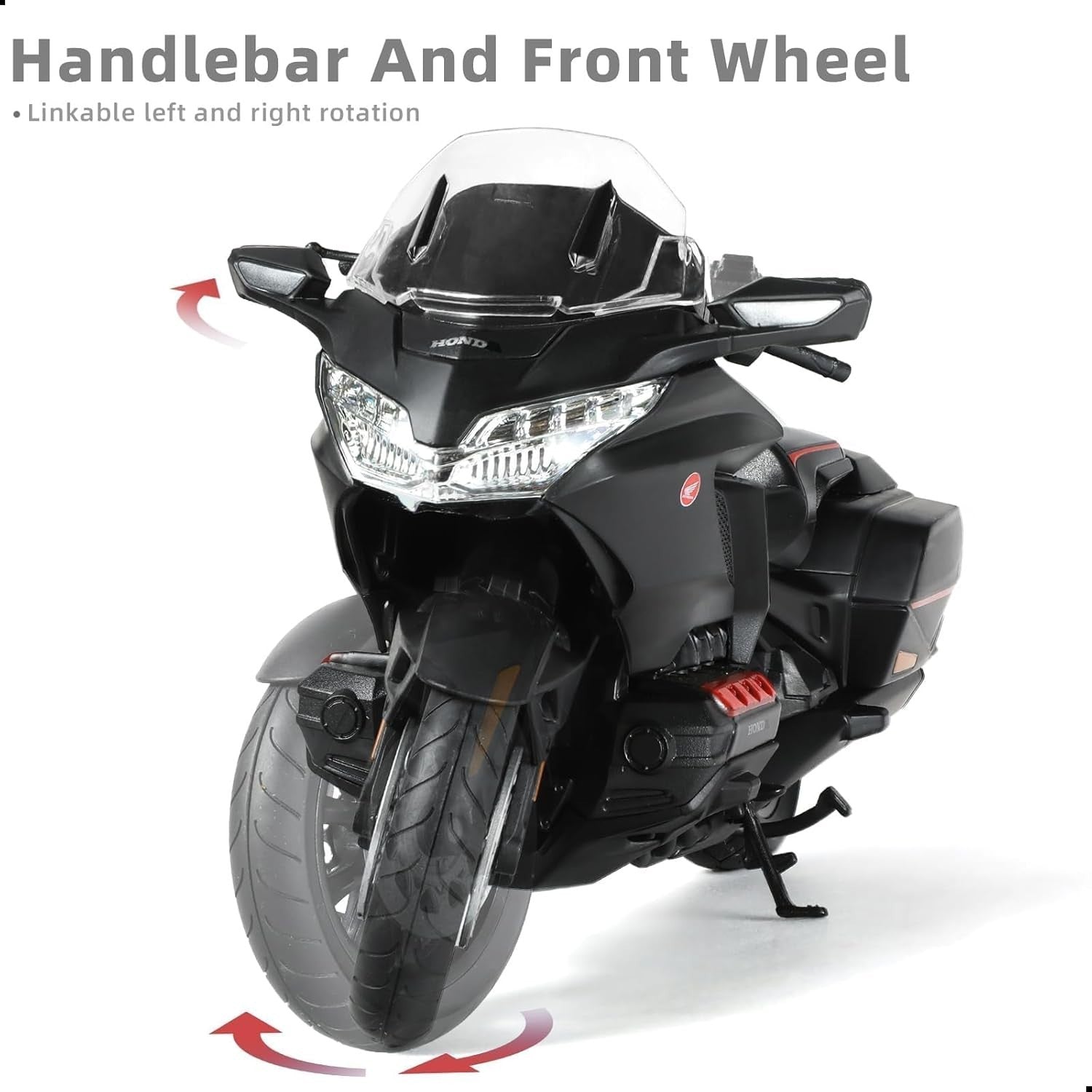 1:12 Black Touring Motorcycle Model | Alloy Diecast Display Bike | Gift-Ready