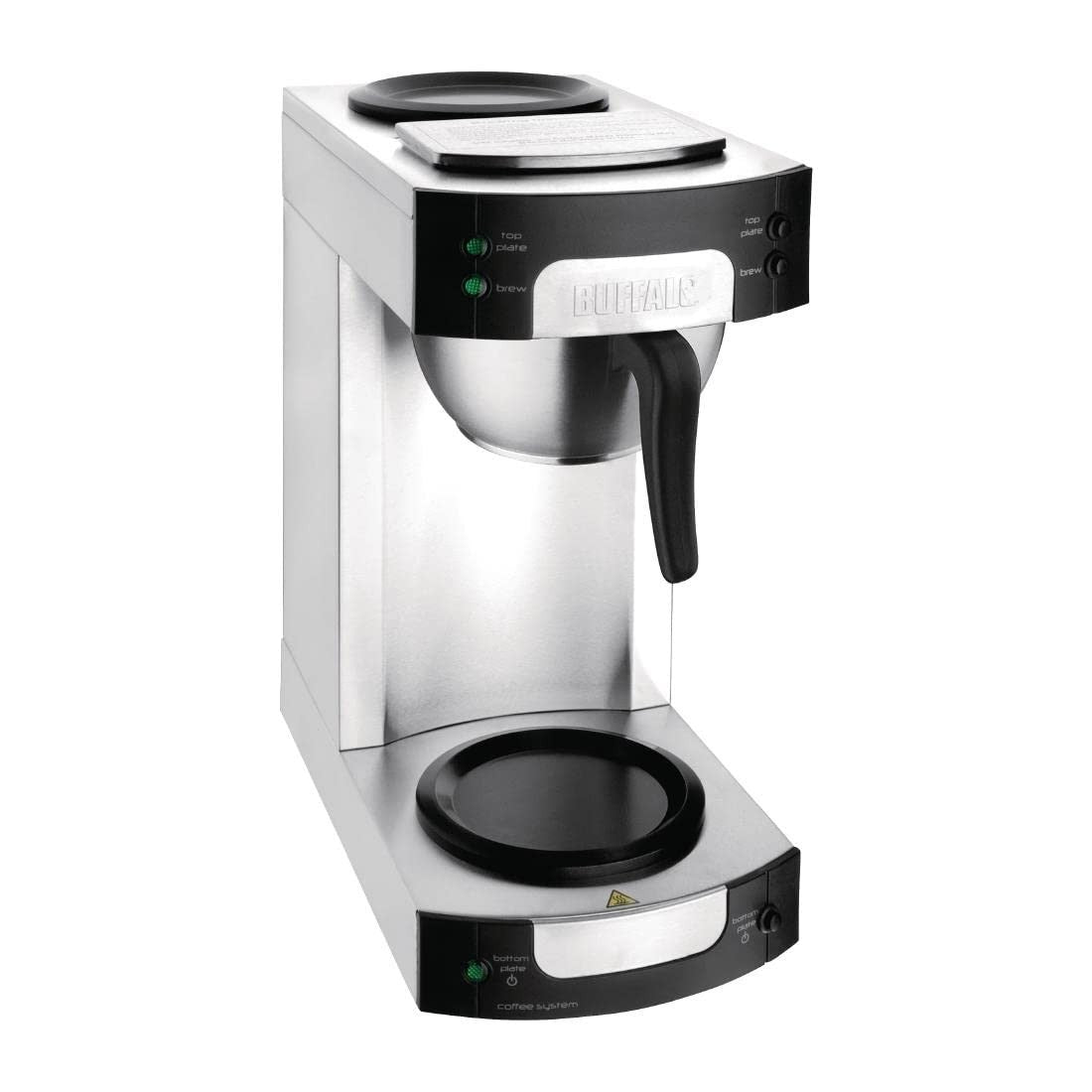 Commercial Filter Coffee Maker 1.7L | Fast Brew 6 Mins | Dual Hotplates