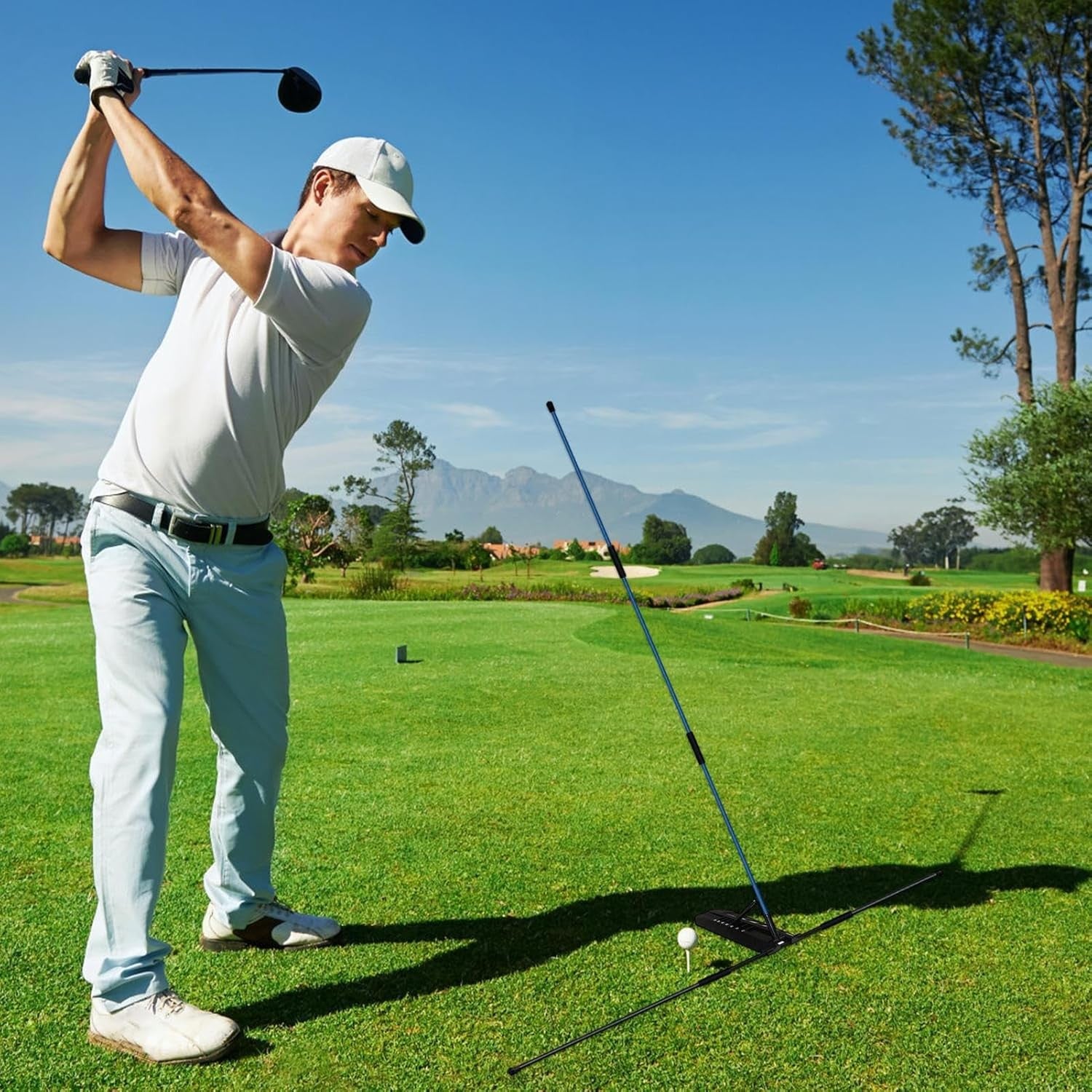 Golf Alignment Sticks Foldable Swing Plane Rods