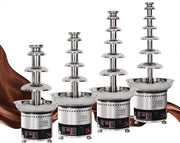 5 Tier Commercial Chocolate Fountain Machine Fondue Temperature Control