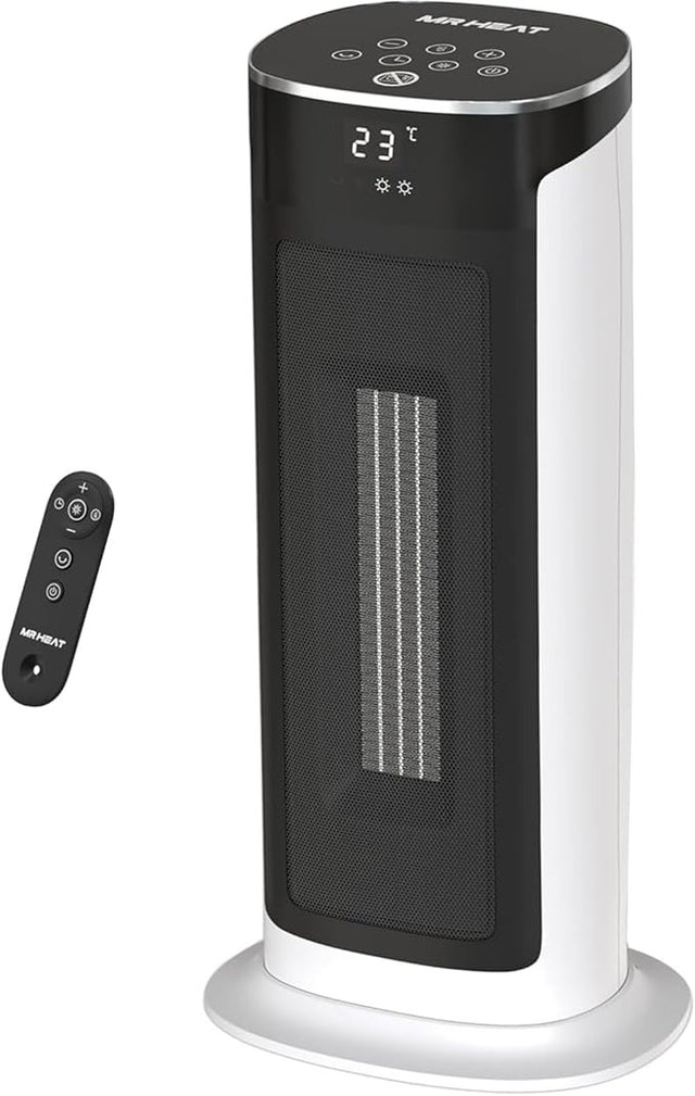 2000W Electric Tower Heater Oscillating Fan with Thermostat Remote & Timer
