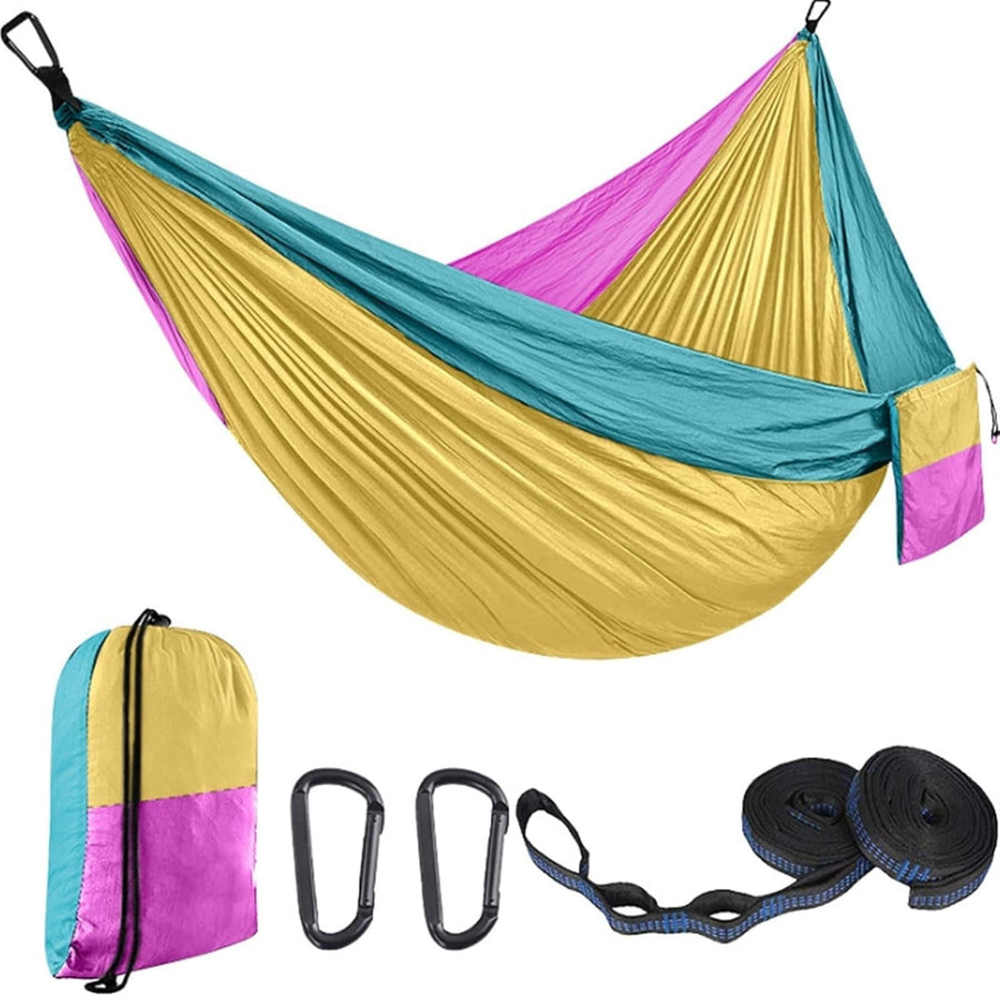 Double Camping Hammock – Ultra-Light Portable 2-Person Hammock, 440lb Capacity