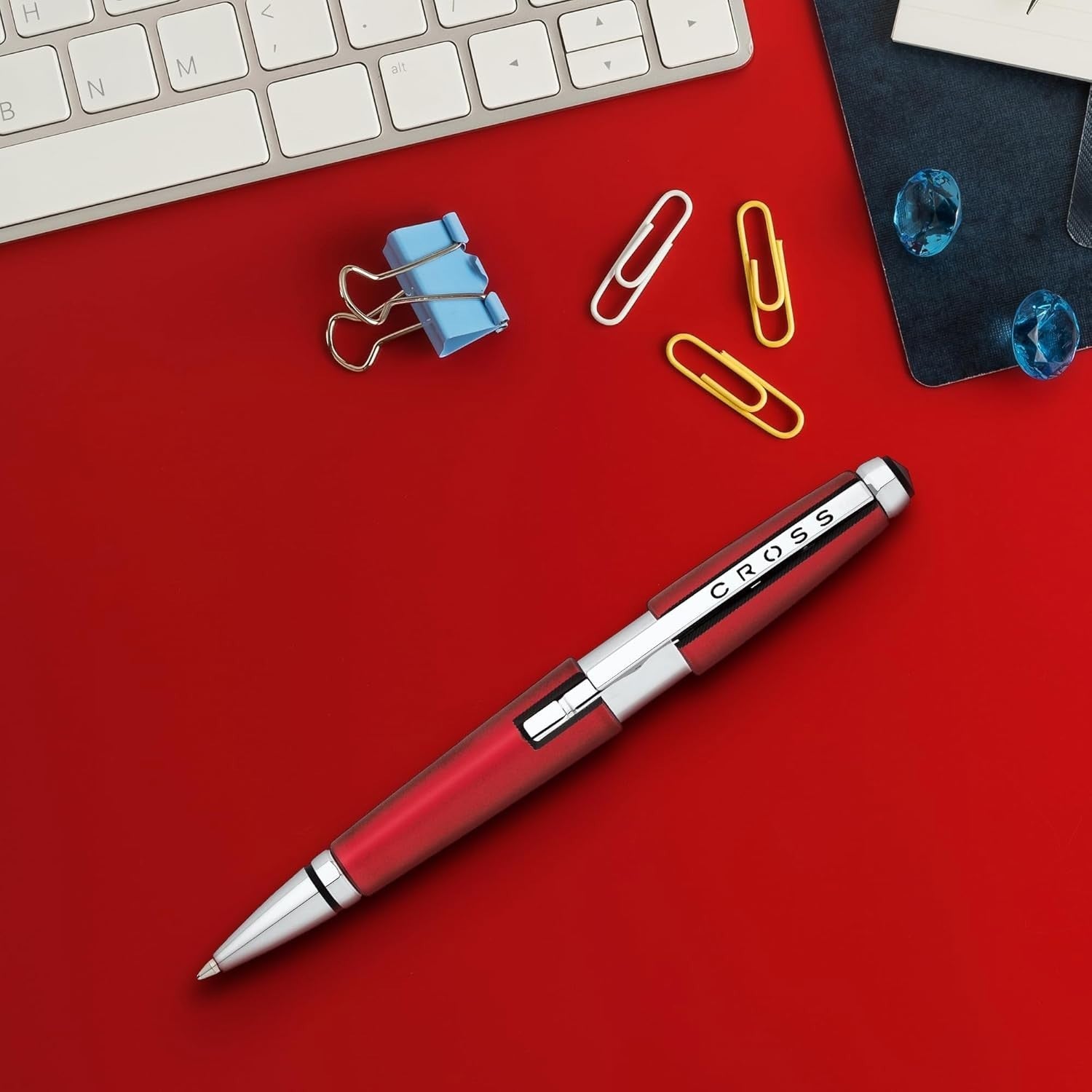 Luxury Formula Red Rollerball Pen Model Edge Medium Point Gift Box
