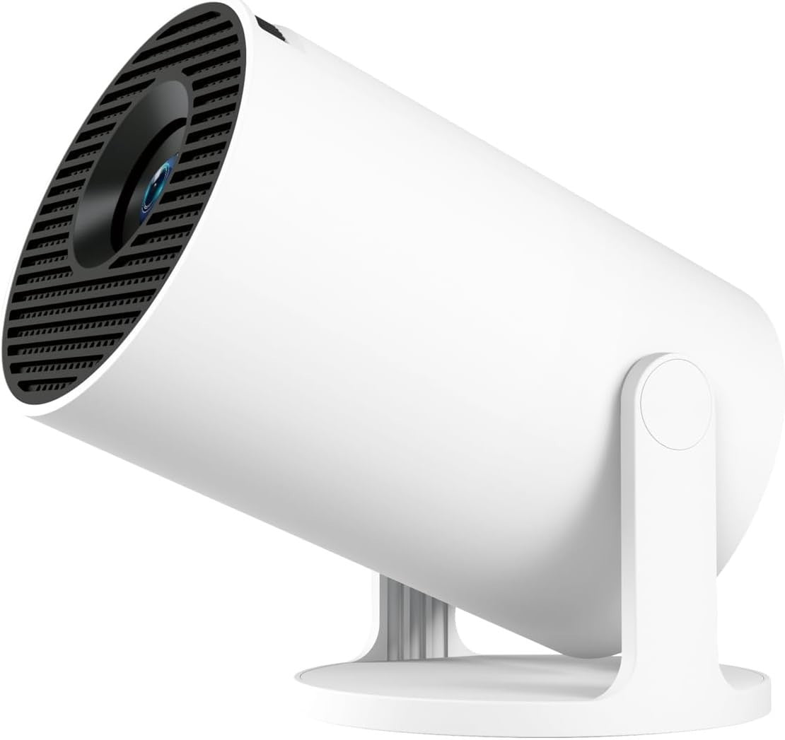4K Smart Projector 1080P WiFi 6 Bluetooth 210° Rotating Netflix