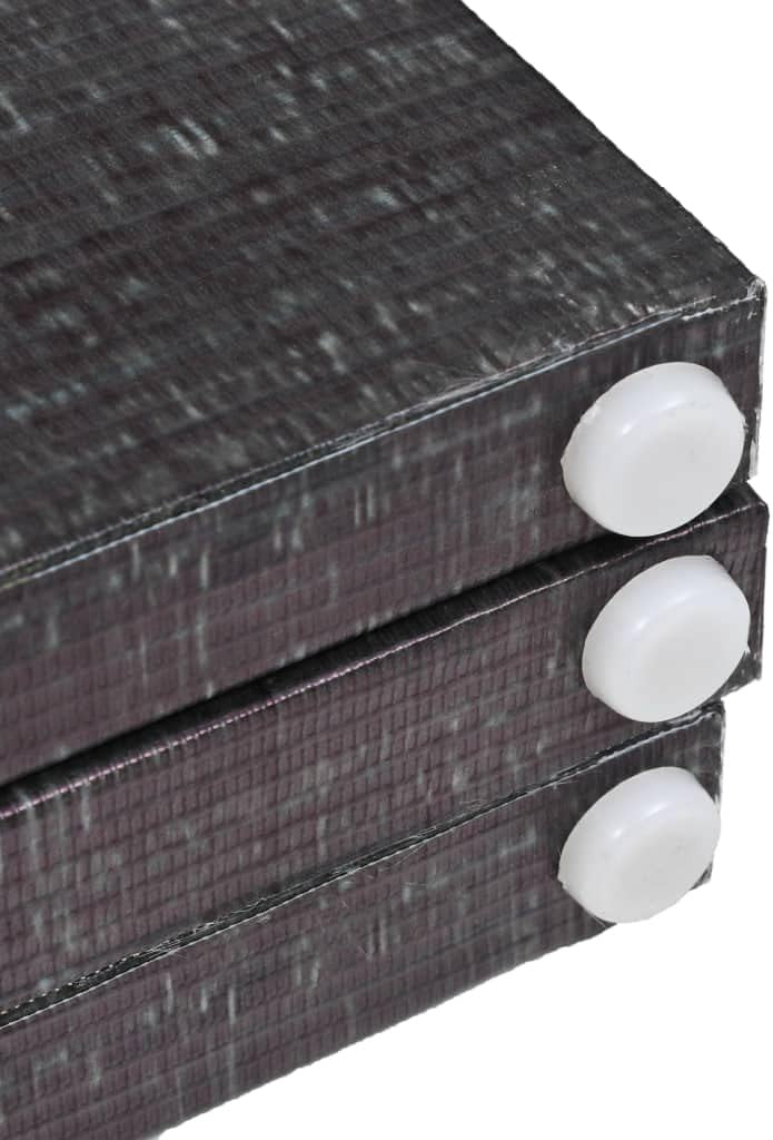 Black & White Feather Folding Room Divider 120x170cm Wood Frame Screen