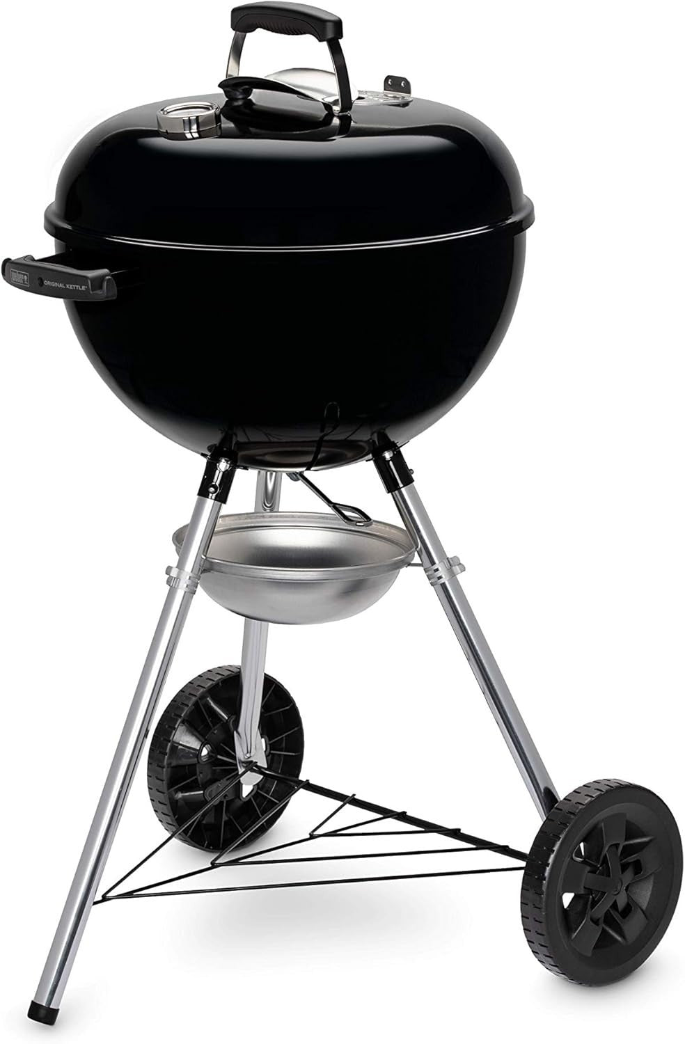 Charcoal BBQ Grill with Chimney Starter Set, Portable Outdoor Kettle