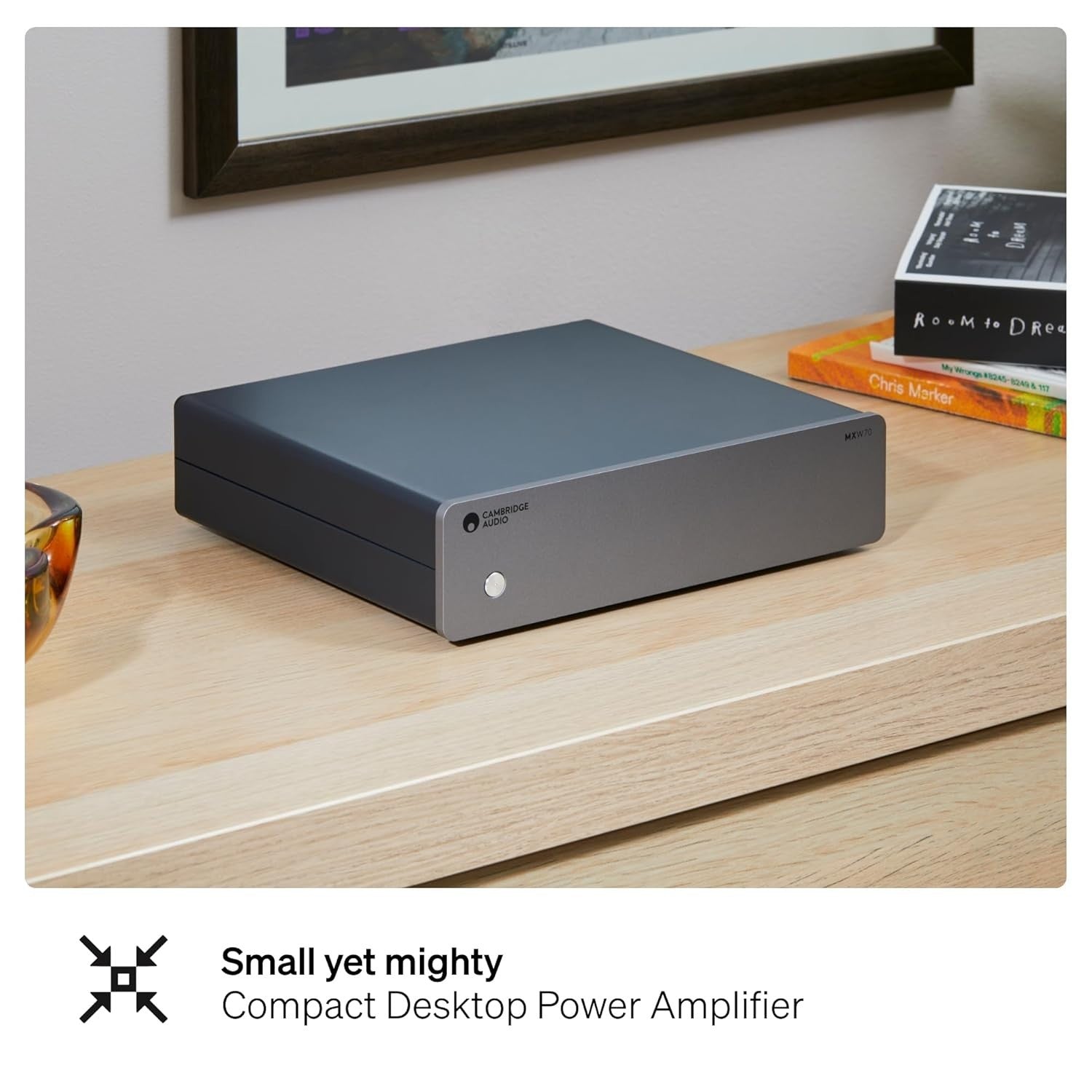 70W Compact Power Amplifier Class D RCA XLR Inputs Bridgeable Mono