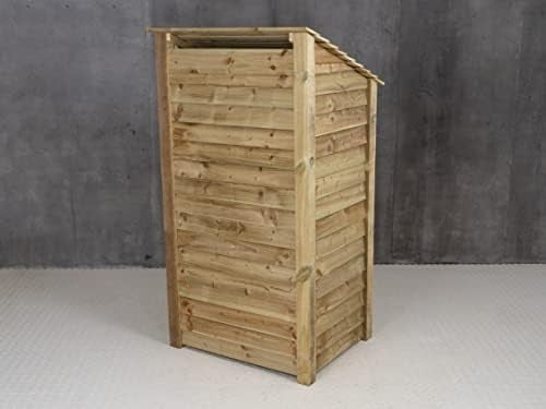 Wooden Garden Shed 6FT Outdoor Storage with Shelf Weatherproof Tool Store