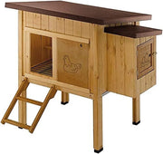 Wooden Chicken Coop Hen House 4 Hens Waterproof