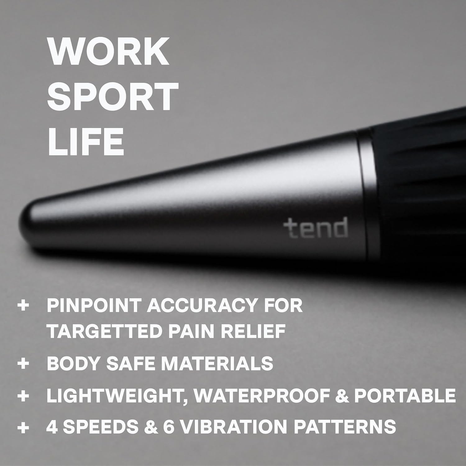 Ultra-Targeted Portable Deep Tissue Massager | Rechargeable Pain Relief Tool