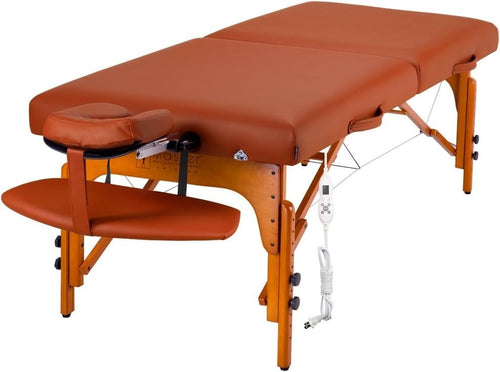 79cm Heated Portable Massage Table | Pro Santana Therma-Top Spa Bed Red