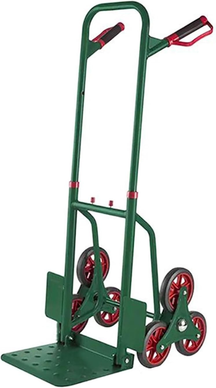 Heavy Duty Stair Climbing Hand Truck 350kg 6 Wheel Warehouse Trolley