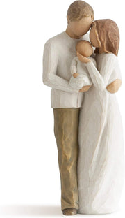 Family Figurine Resin Sculpture 22cm New Parents Gift Home Decor Ornament