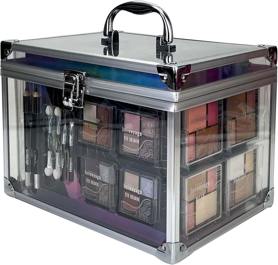 All In One Makeup Kit Portable Case Lipstick Eyeshadow Nail Set
