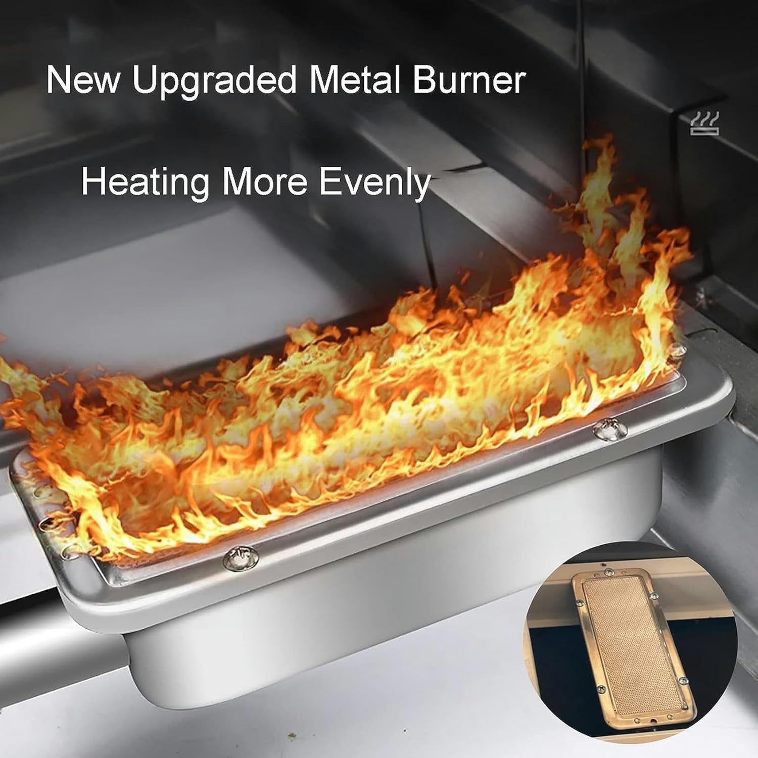 Gas Deep Fryer 10L or 20L Stainless Steel LPG Fryer Basket Lid