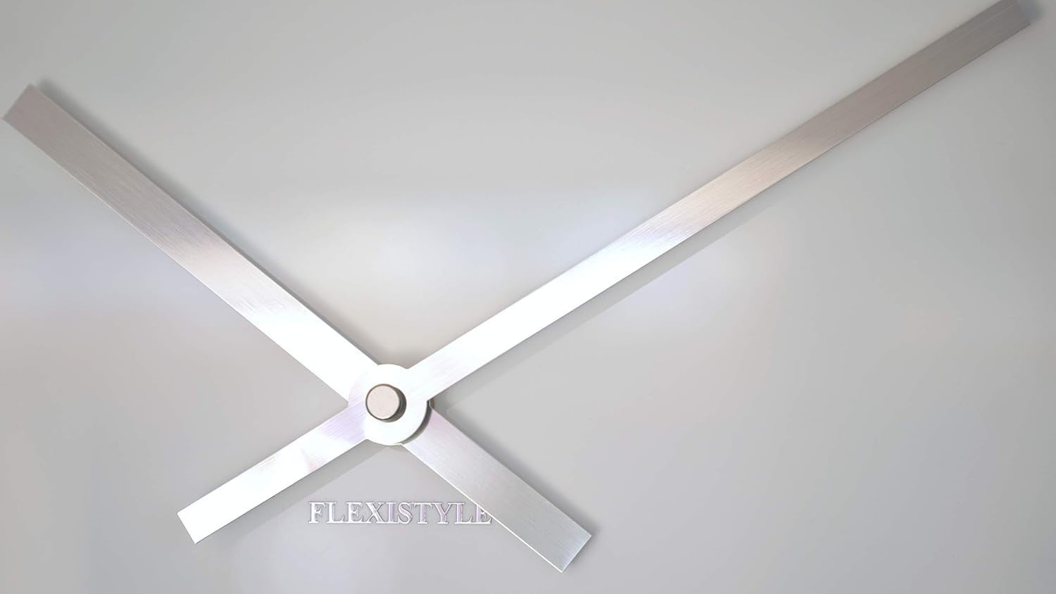 Modern Acrylic Wall Clock 30cm Silent Sweep White Square Timepiece