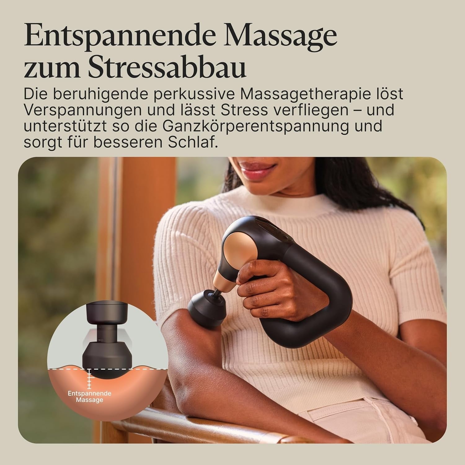 Quiet Relaxation Massage Gun Guided Stress Relief Muscle Recovery Sleep Aid