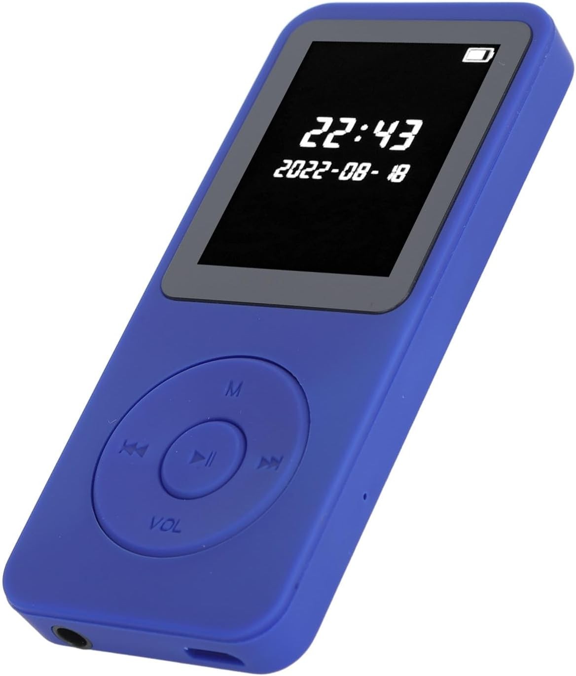 Kids MP3 Player Bluetooth 5.0 1.77" LCD Speaker 32GB Blue