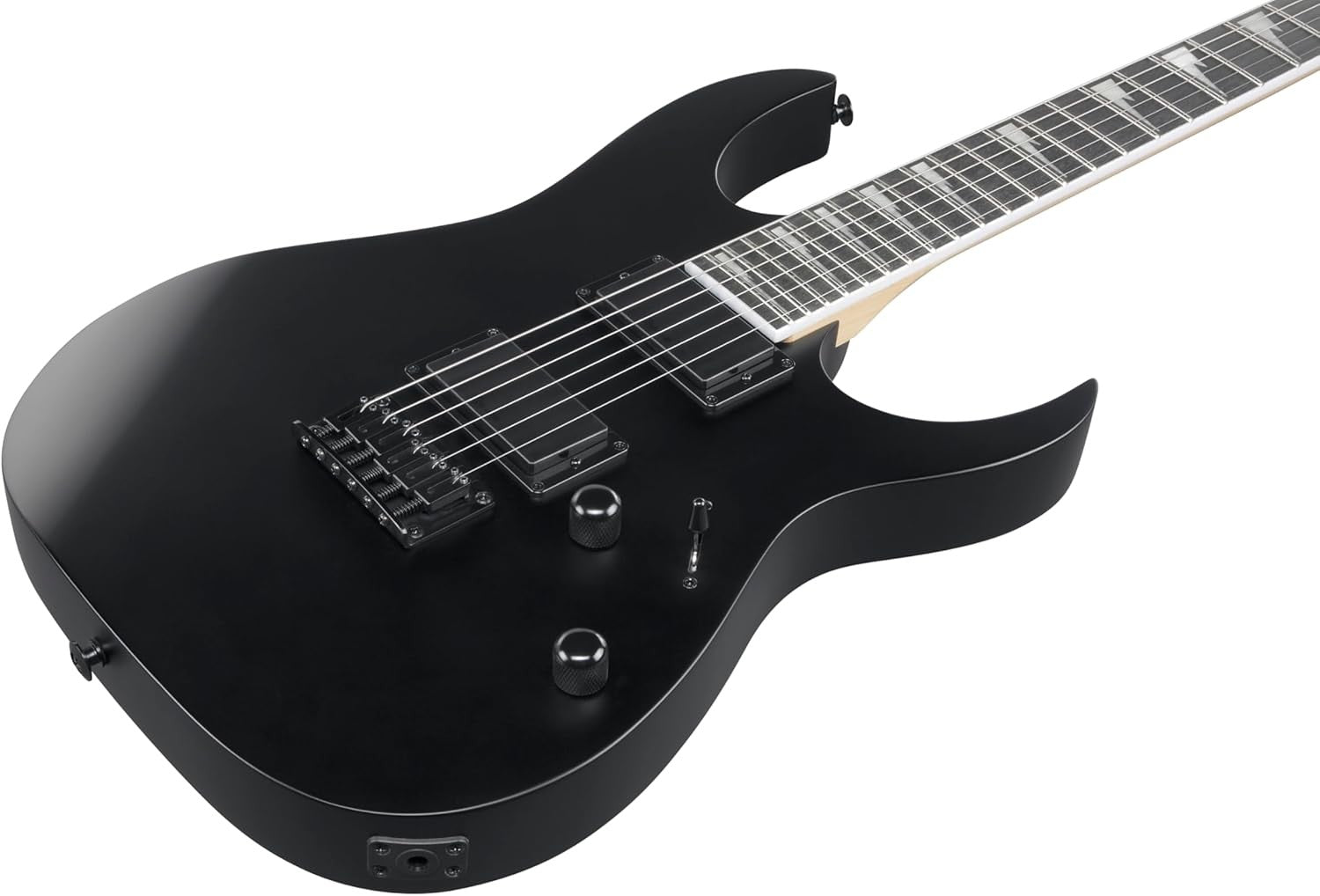 Electric Guitar Black Flat Maple Neck Solid Body 6 String