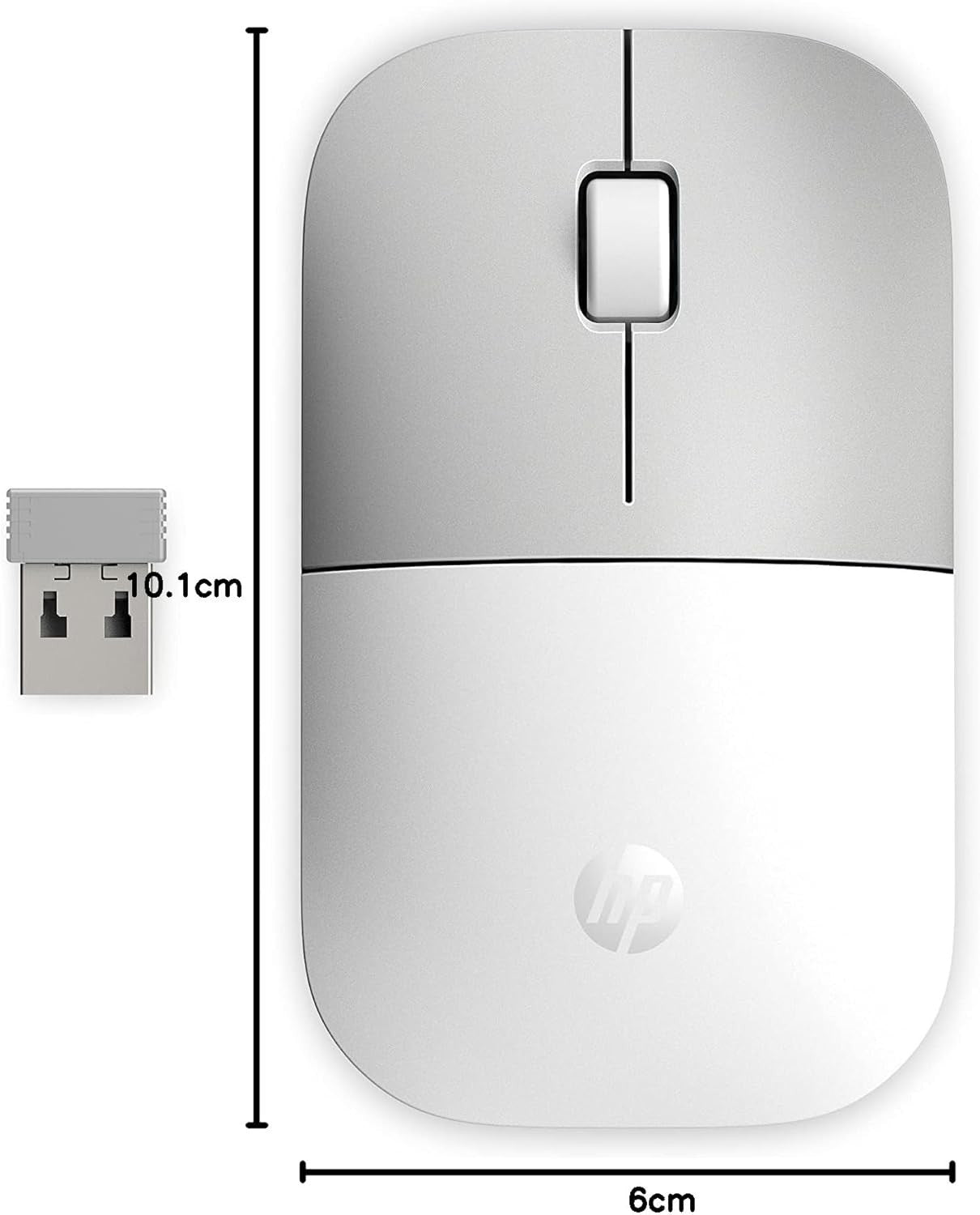 Wireless Bluetooth Mouse USB Optical Silent Click Modern Slim PC
