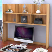 Wood Desktop Bookshelf Organizer | 7-Shelf Countertop Storage Hutch 70cm Natural