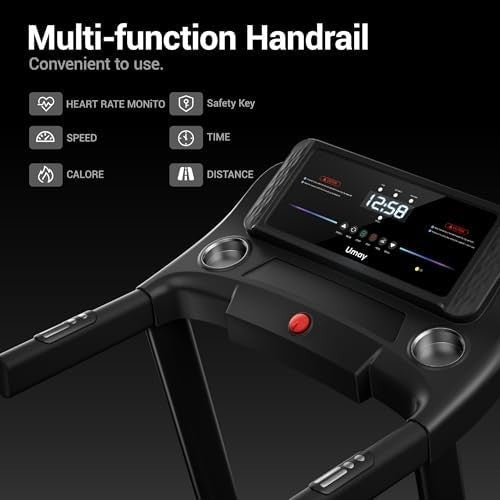 Folding Treadmill 3.0 HP Incline Home Gym Running Machine 14 km/h