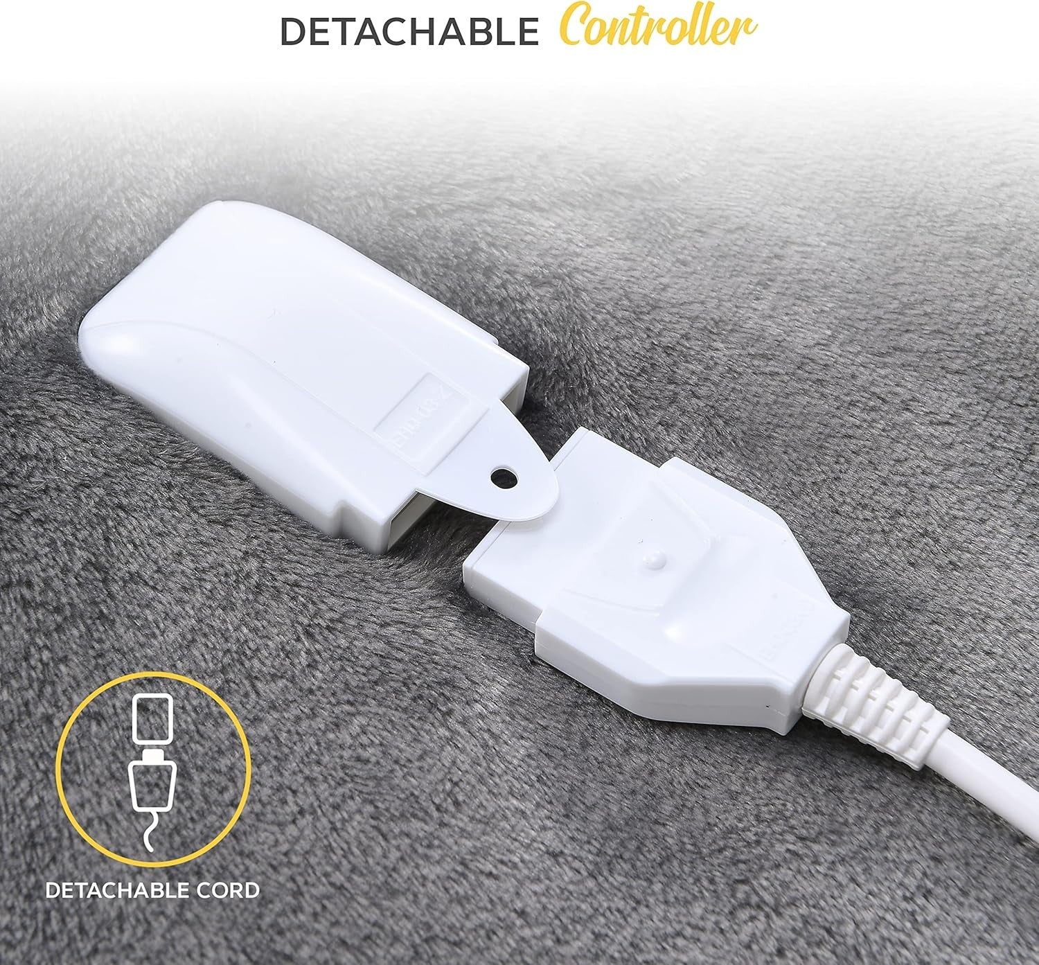 Electric Heated Blanket Double 150x200cm 9 Heat Settings Washable