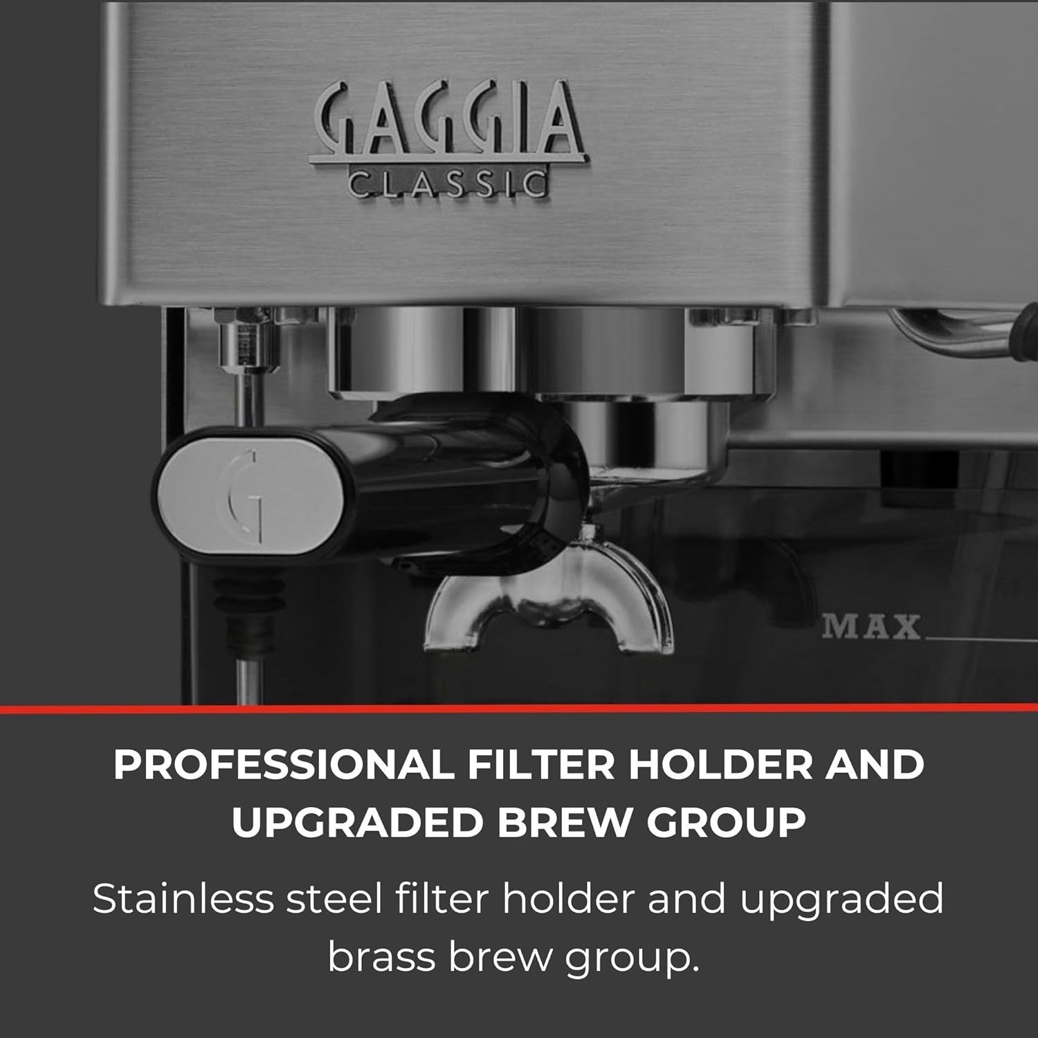 Pro Manual Espresso Machine | Brass Boiler | 1L Tank | Steam Wand 1425W