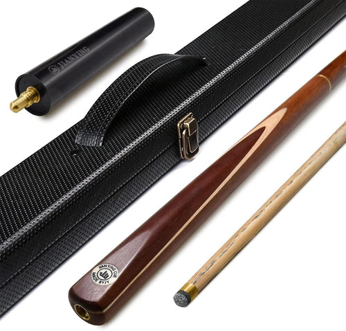 3/4 Jointed Snooker Cue 57in 18oz Ash Shaft 10mm Tip Extension