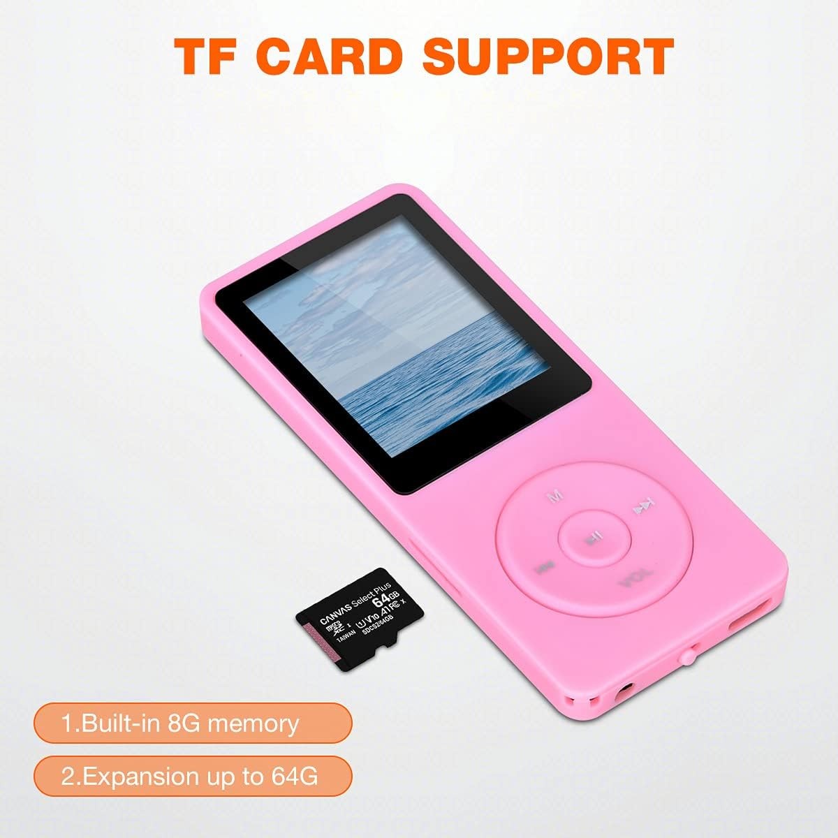 8GB MP3/MP4 Music Player Portable HiFi FM Radio Voice Recorder