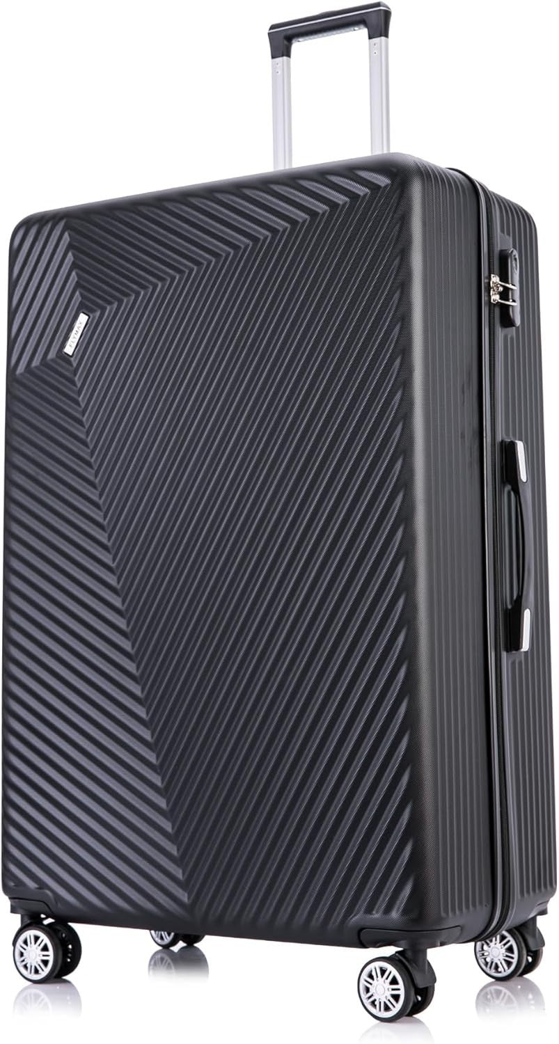 Large 29” Check-In Suitcase ABS Hard Shell 4 Wheel Spinner 100L Lock