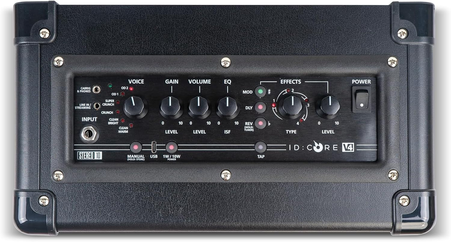 ID Core 10 v4 Guitar Amp 10W USB-C Streaming Built-In Effects