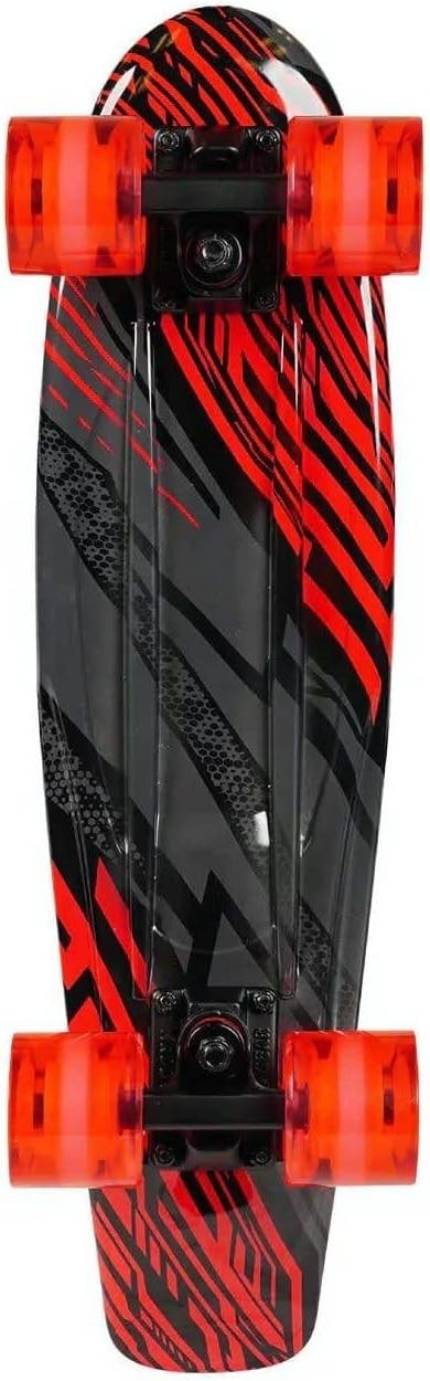 22.5" Cruiser Skateboard 6.25" Wide Polypropylene Deck Alloy Wheels