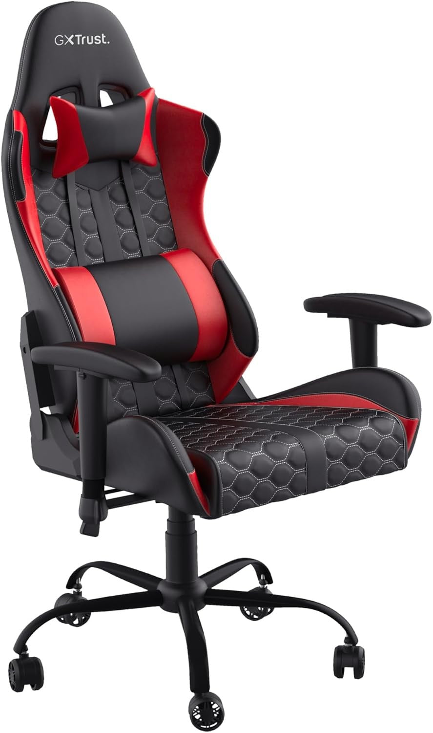 Ergonomic Gaming Chair 360° Swivel Office Desk Chair Red