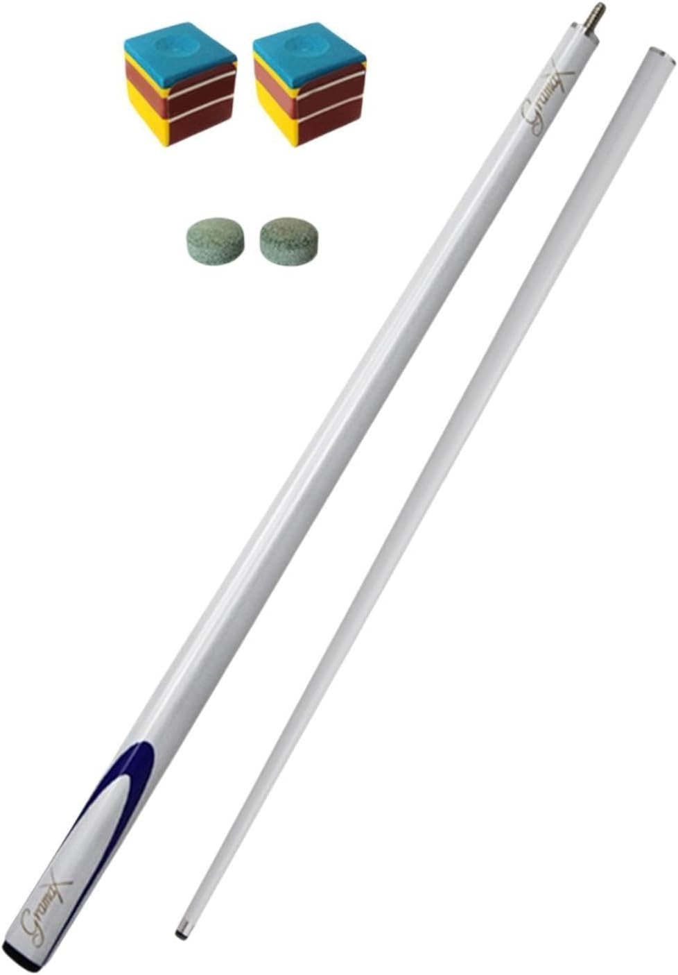 Carbon Fiber Snooker Cue 57in 9.5mm Tip 1/2 Split Starter Set