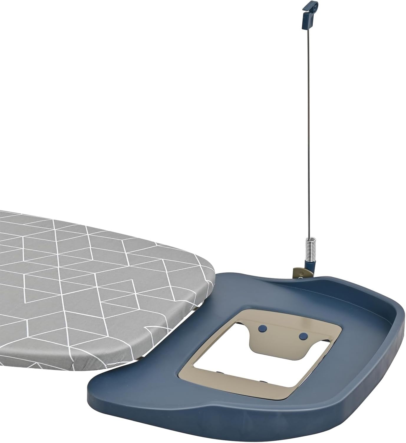 Ironing Board with Steam Generator Tray Height Adjustable Foldable 159x42cm