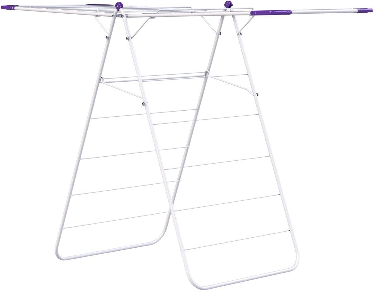 X Wing Clothes Airer Folding Drying Rack Indoor Space Saving Steel