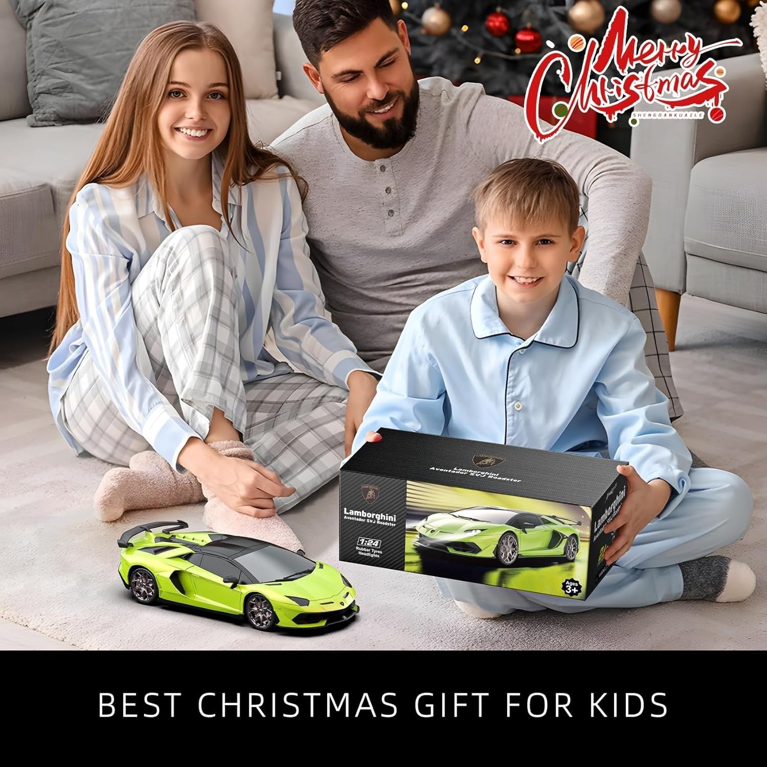 1:24 Lamborghini RC Car 2.4GHz – Licensed Remote Control Toy for Kids 3–8