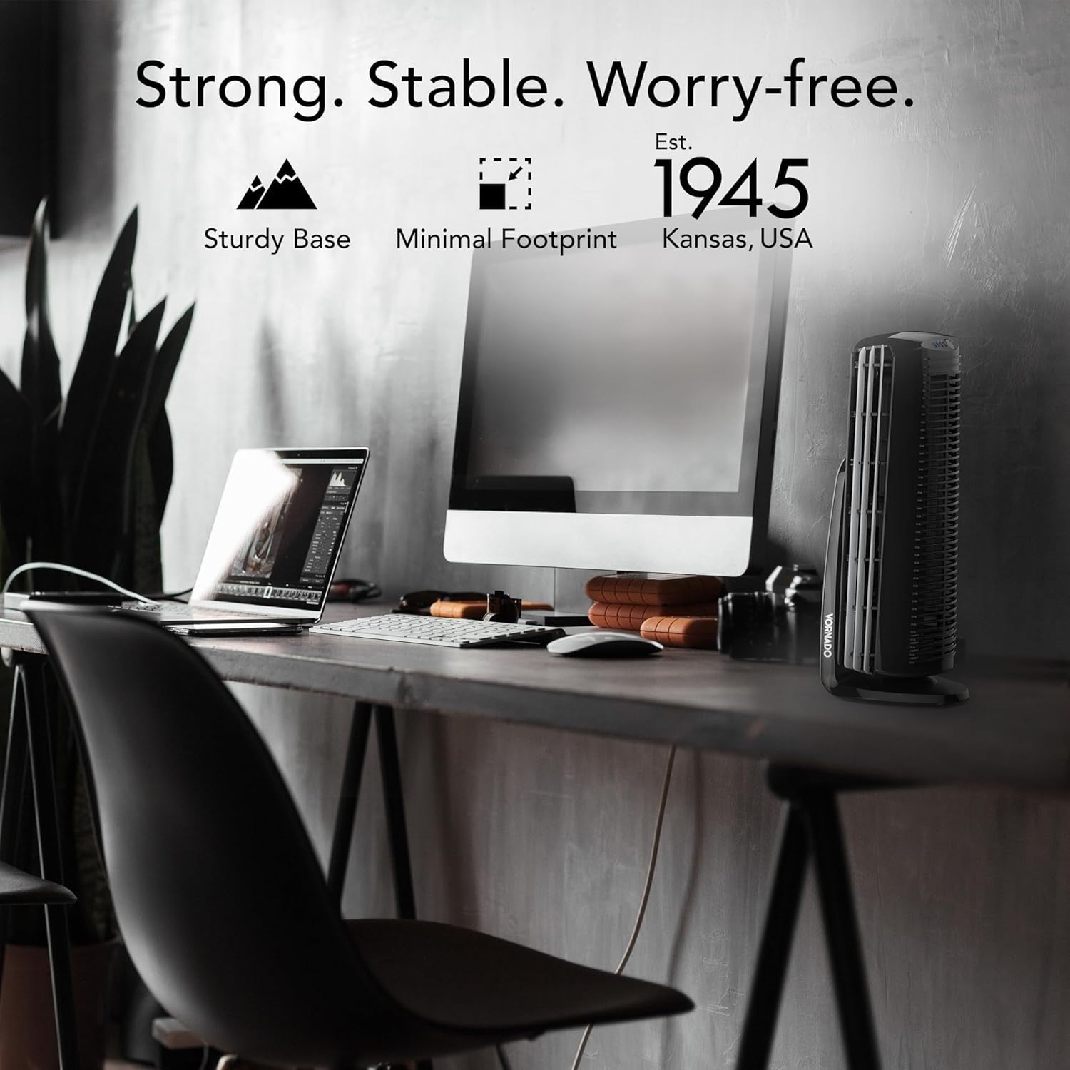 Tower Air Circulator Fan – 4 Speed Quiet Cooling Adjustable Tilt for Home Office