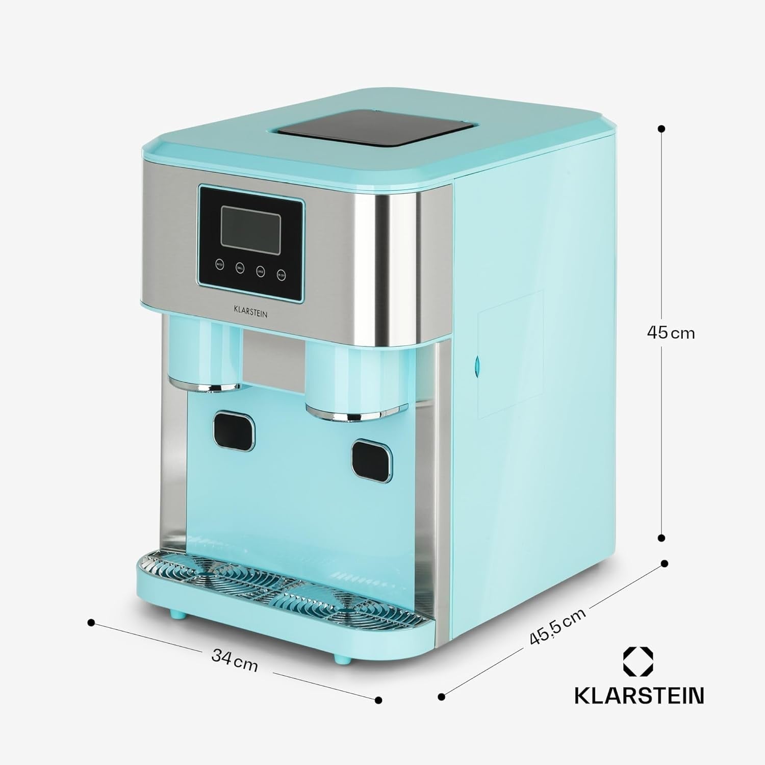 Countertop Ice Maker Cube & Crushed Ice 15kg/Day Touch Control