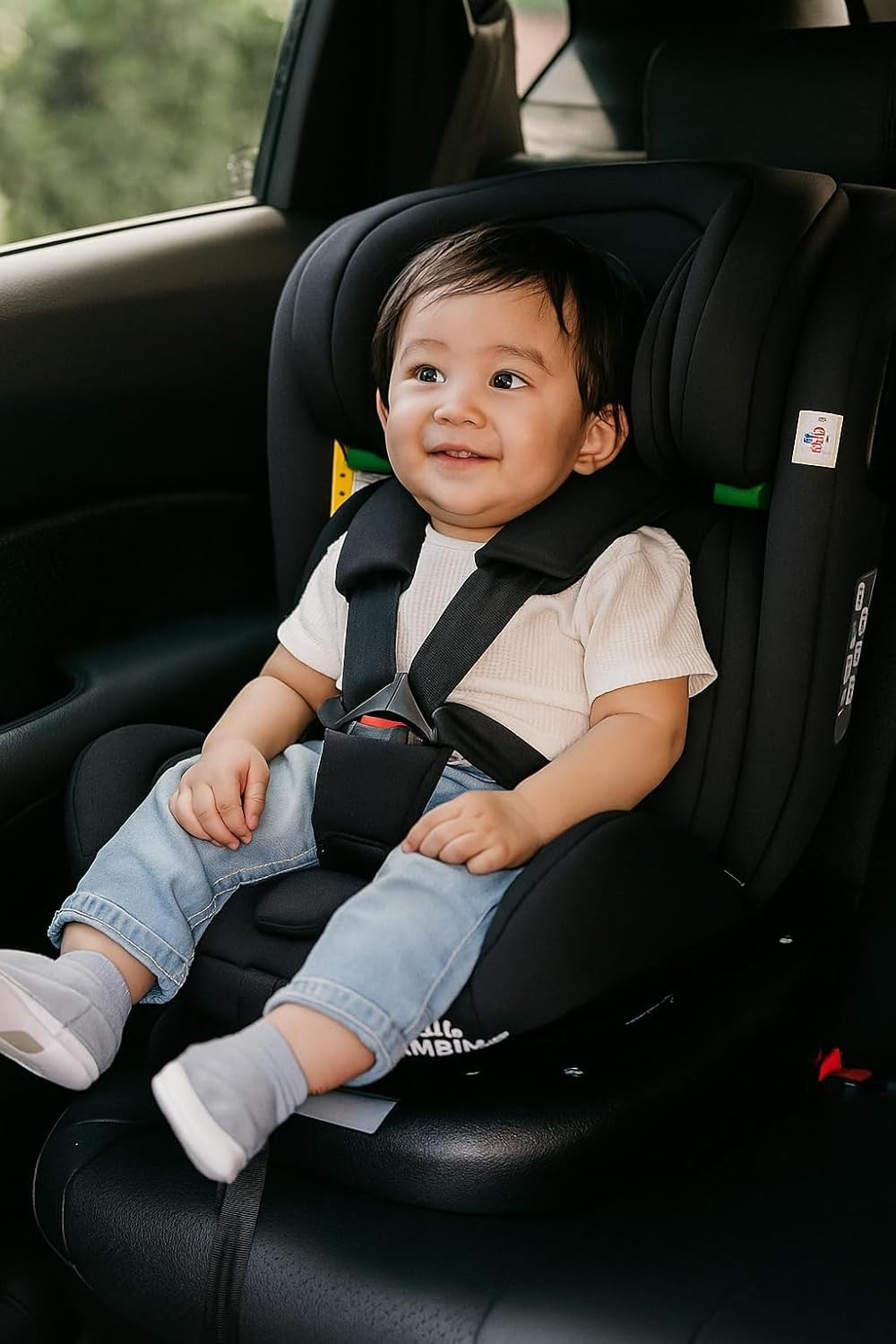 360° Rotating i-Size Car Seat ISOFIX R129 0–36kg Birth to 12 Years Black