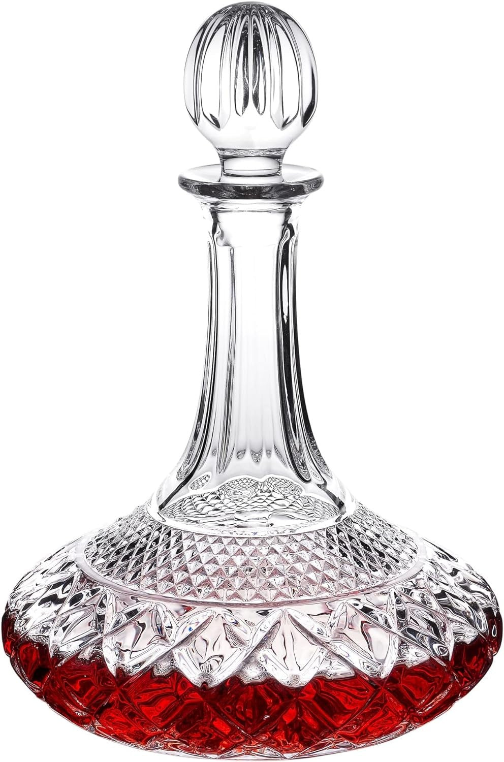 Crystal Wine Decanter 1.5L with Stopper & Luxury Gift Box – Elegant Carafe